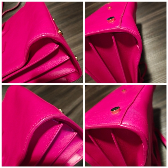 Saint Laurent Calfskin Small Sac De Jour Lipstick Pink - Picture 16 of 16